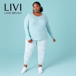 Livi Lane Bryant Tie Dye French Terry Joggers Sweatpants 26/28 26 28